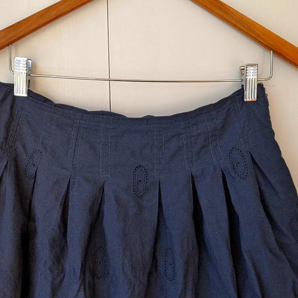 Covington 100% Cotton Eyelet Skirt Size 6 - Picture 5 of 9